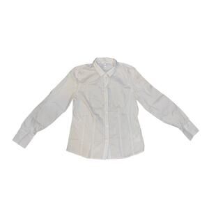 Calvin Klein Women Button up long sleeve pinstripe Shirt Medium Career Office